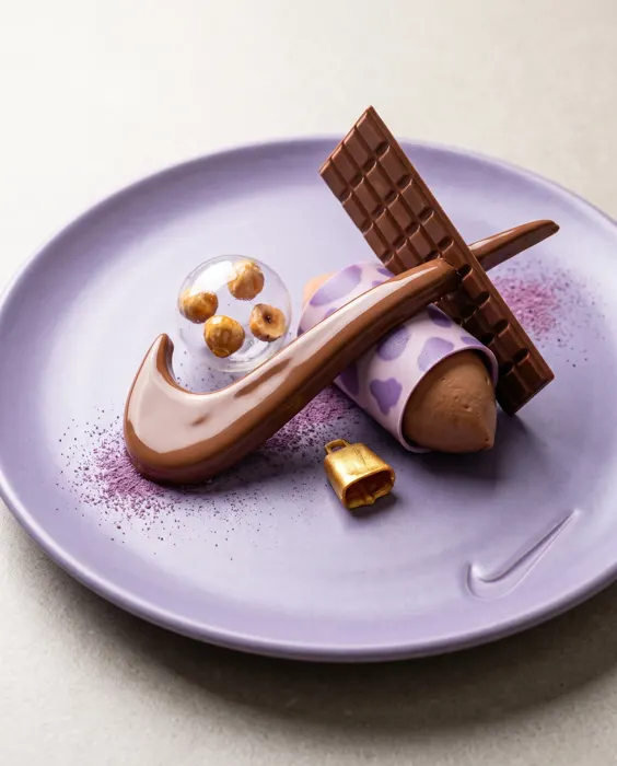 A dish plated in Michelin style, generated by the Michelin Plating Director.